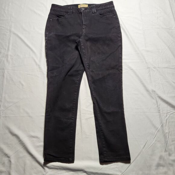 Democracy Womens 12 Ab Technology Skinny Leg Jeans Black - Picture 1 of 9